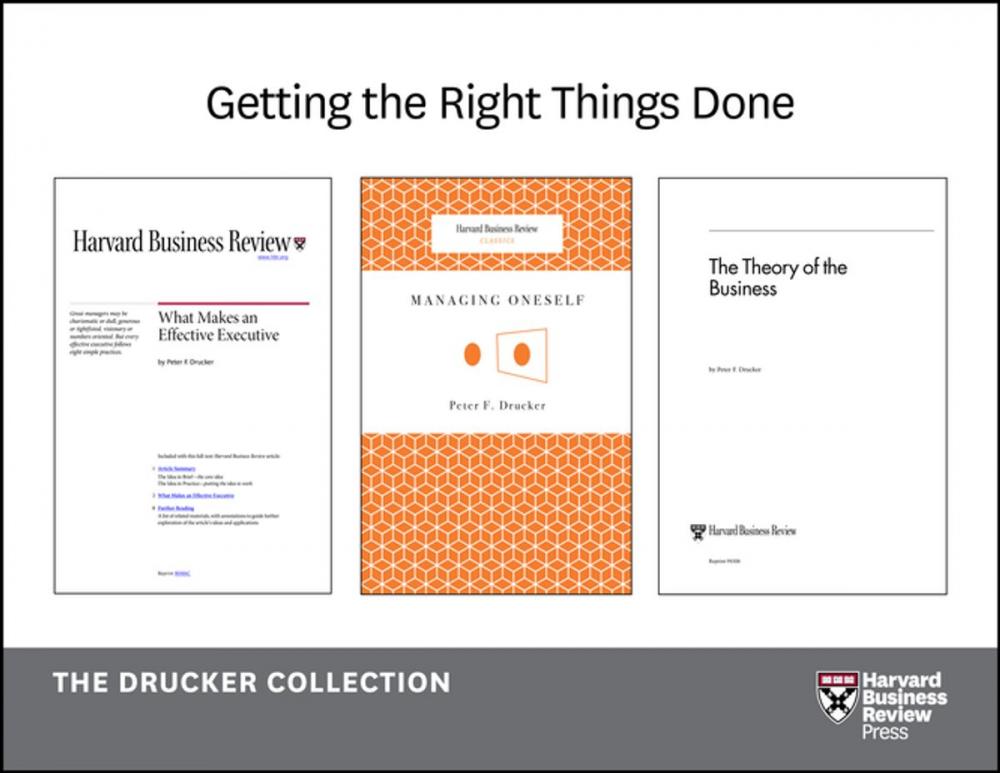 Big bigCover of Get the Right Things Done: The Drucker Collection (6 Items)