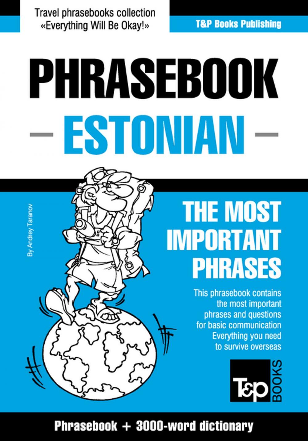 Big bigCover of English-Estonian phrasebook and 3000-word topical vocabulary