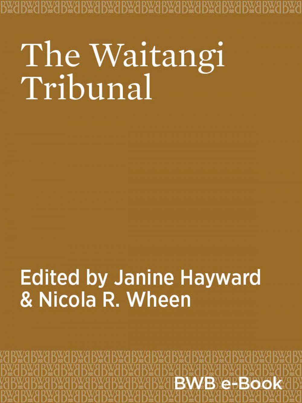 Big bigCover of The Waitangi Tribunal