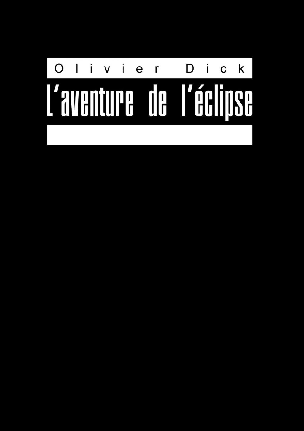 Big bigCover of L'aventure de l'éclipse