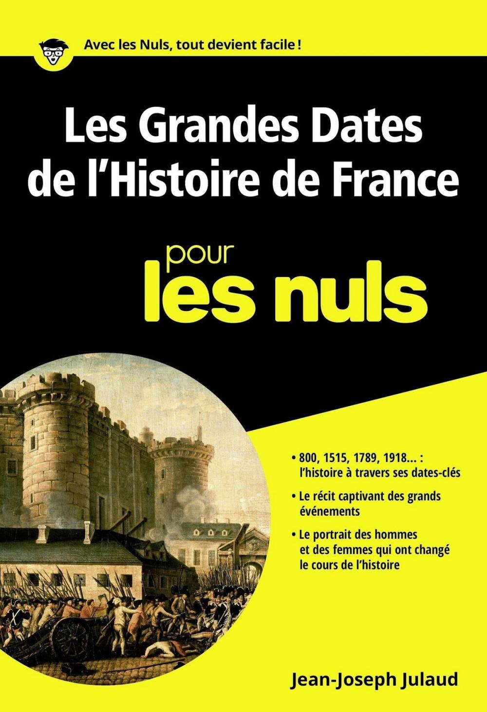 Big bigCover of Les grandes dates de l'histoire de France pour les Nuls poche