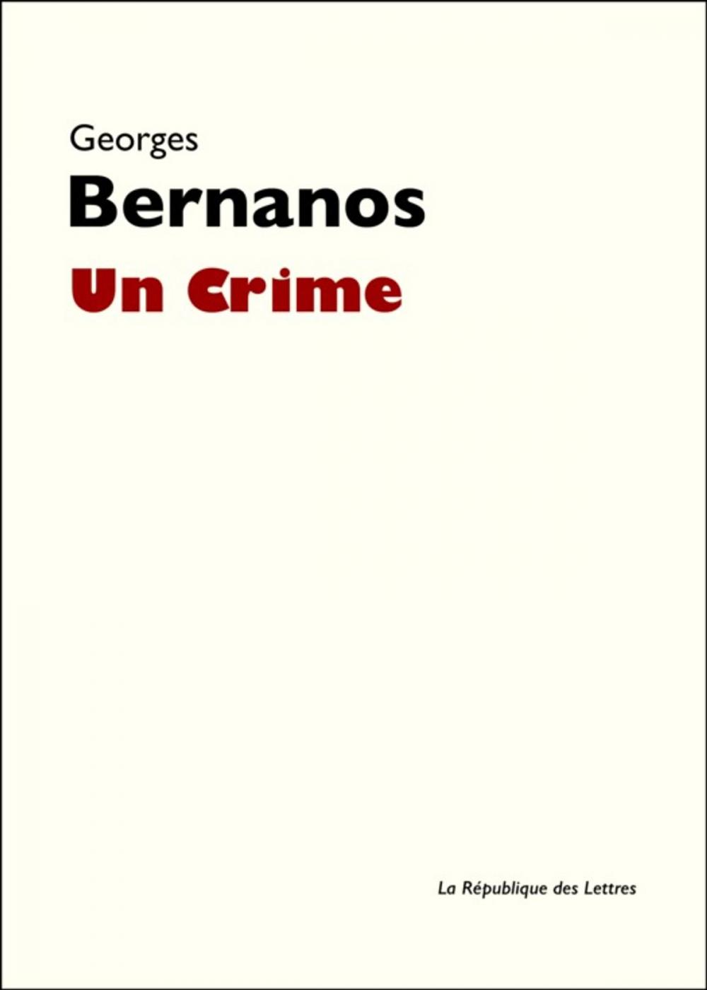 Big bigCover of Un Crime