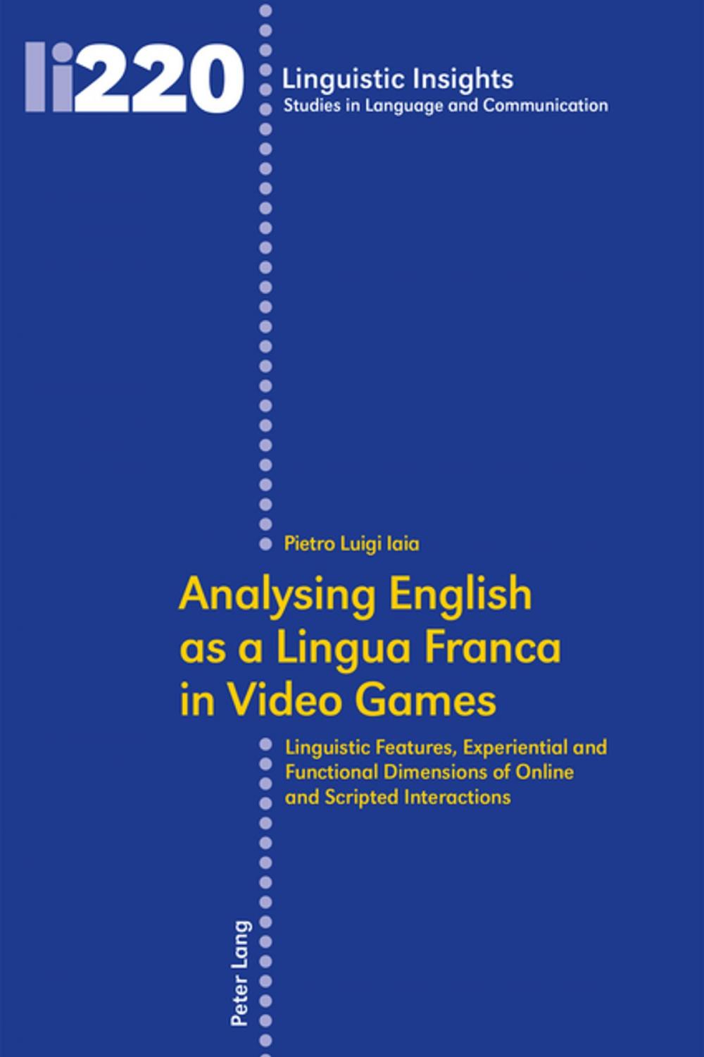 Big bigCover of Analysing English as a Lingua Franca in Video Games