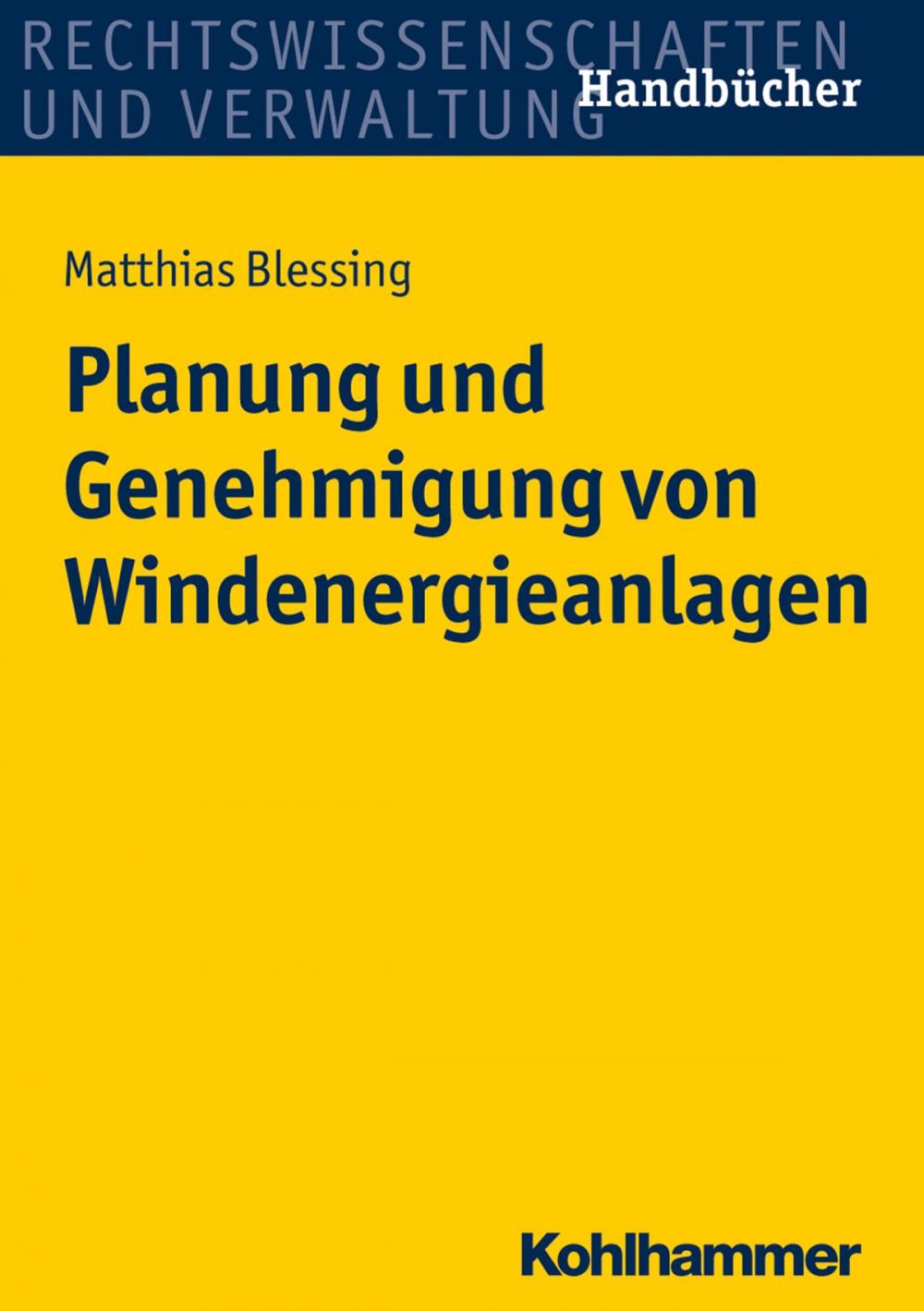 Big bigCover of Planung und Genehmigung von Windenergieanlagen