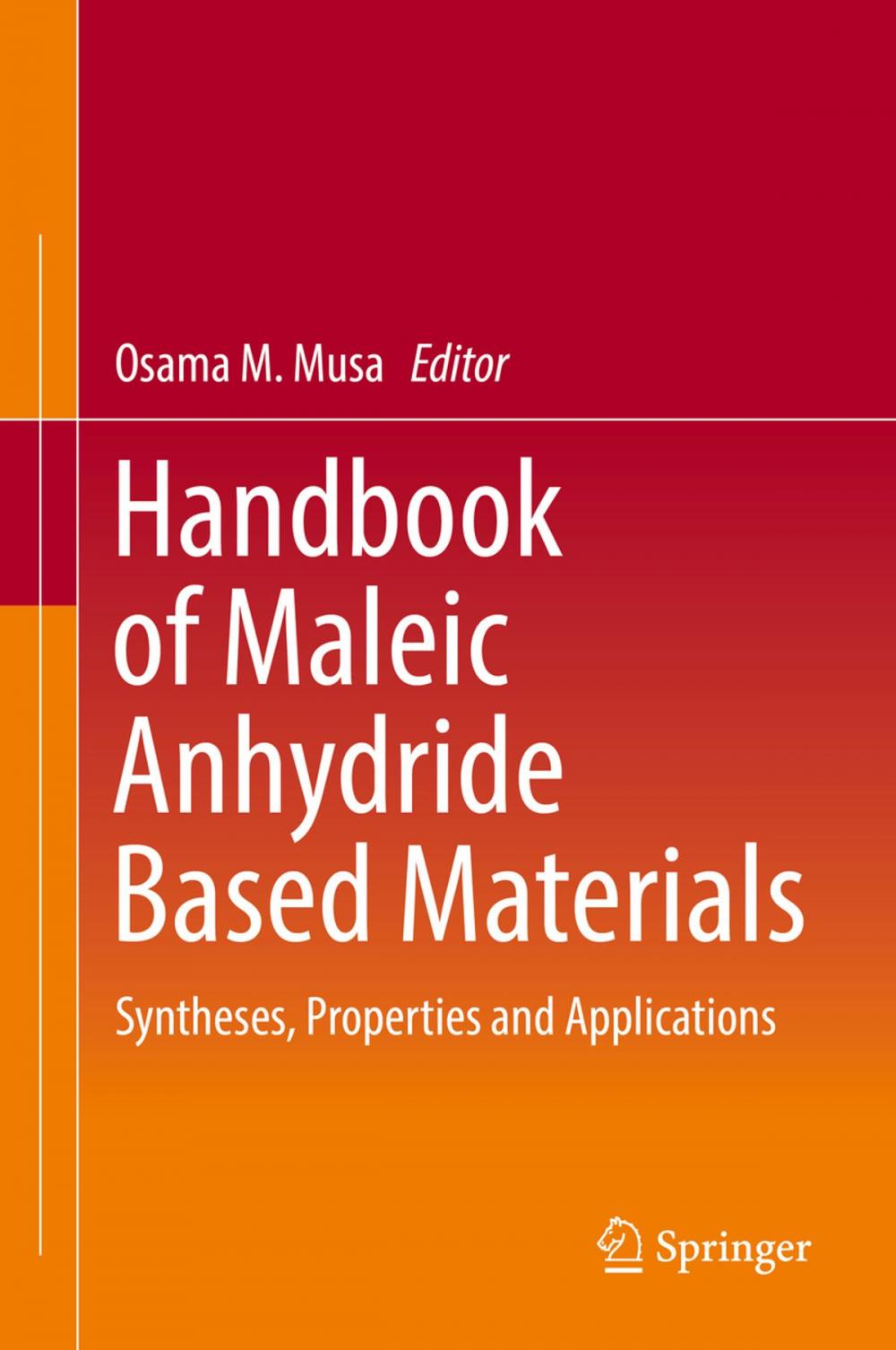 Big bigCover of Handbook of Maleic Anhydride Based Materials