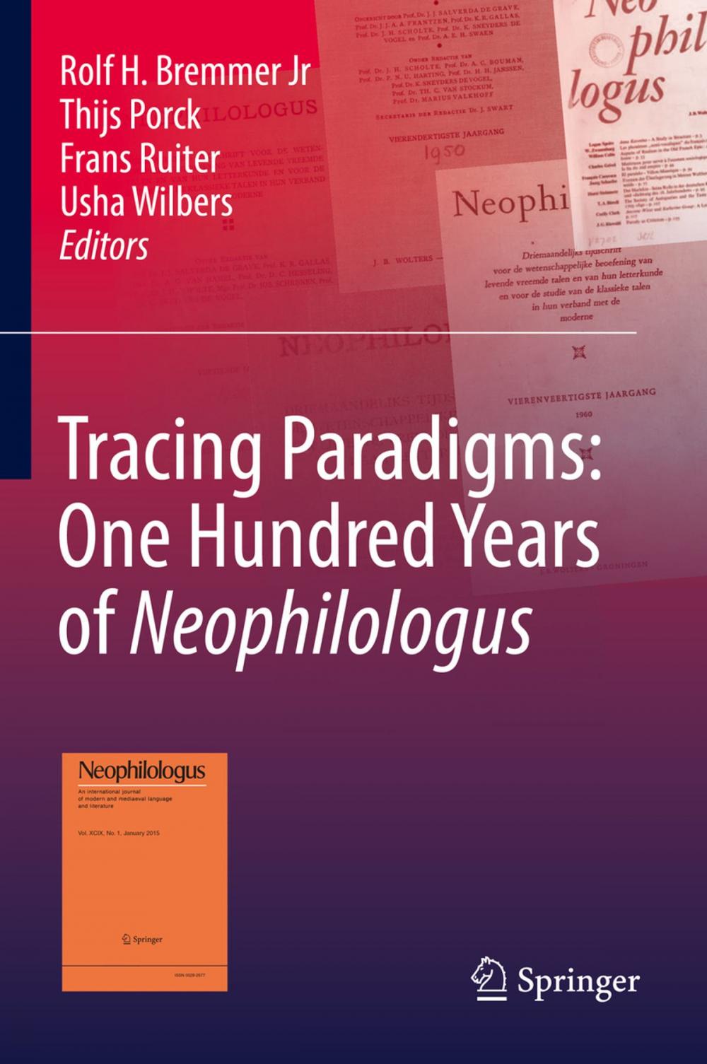 Big bigCover of Tracing Paradigms: One Hundred Years of Neophilologus