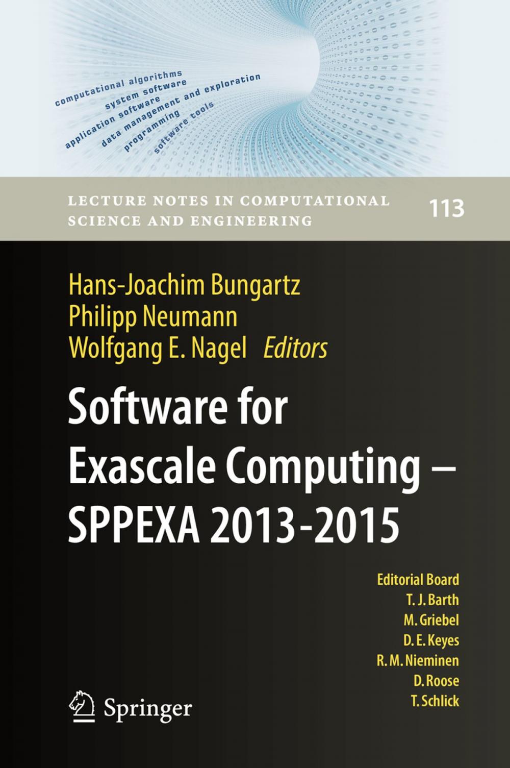 Big bigCover of Software for Exascale Computing - SPPEXA 2013-2015