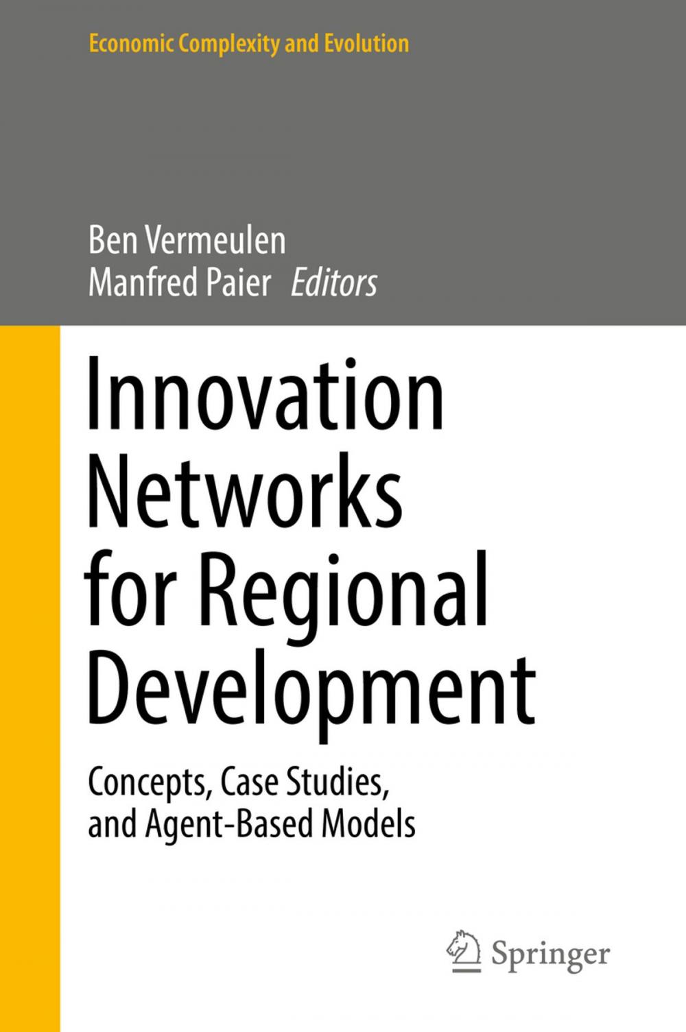 Big bigCover of Innovation Networks for Regional Development