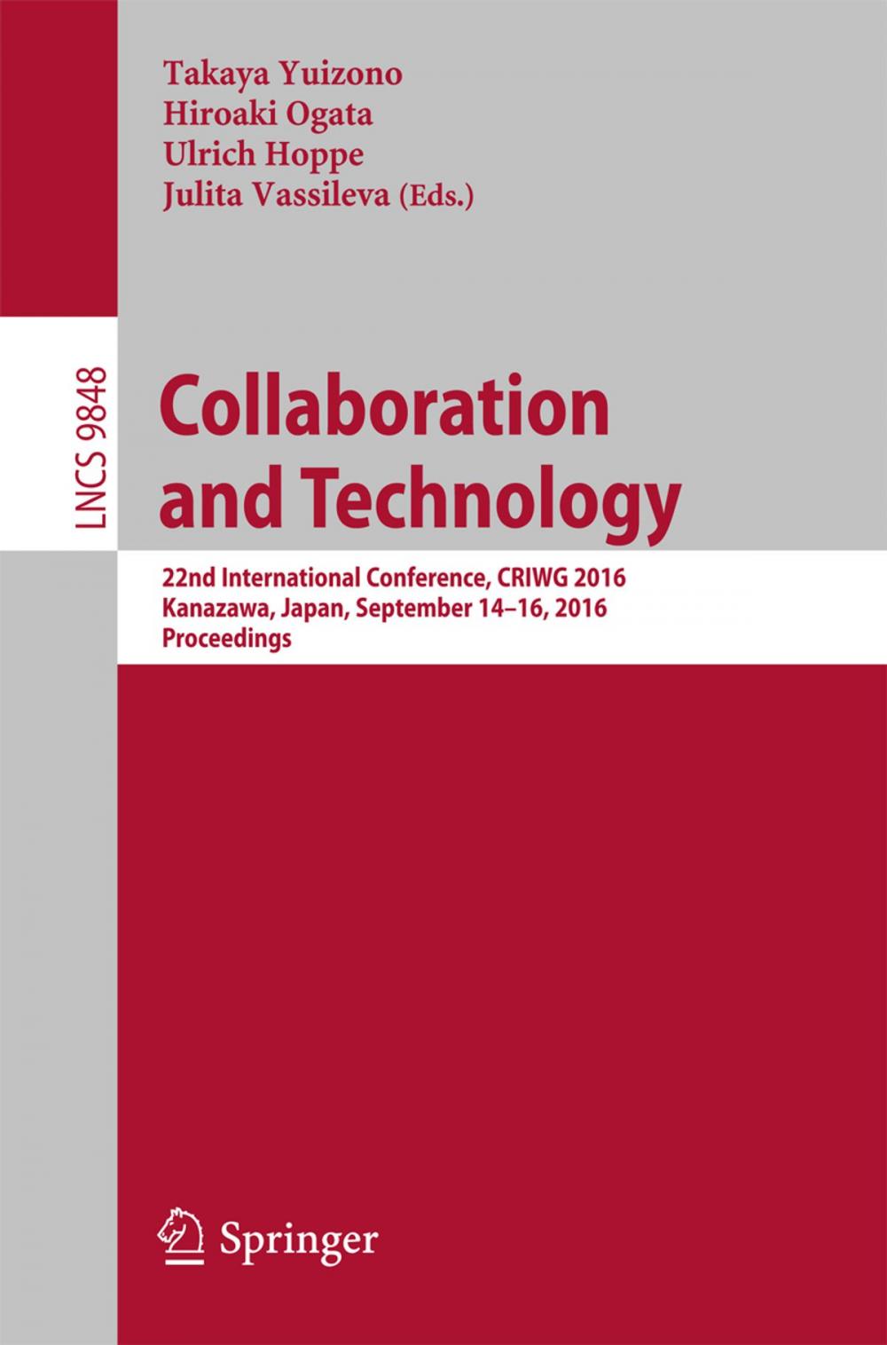 Big bigCover of Collaboration and Technology