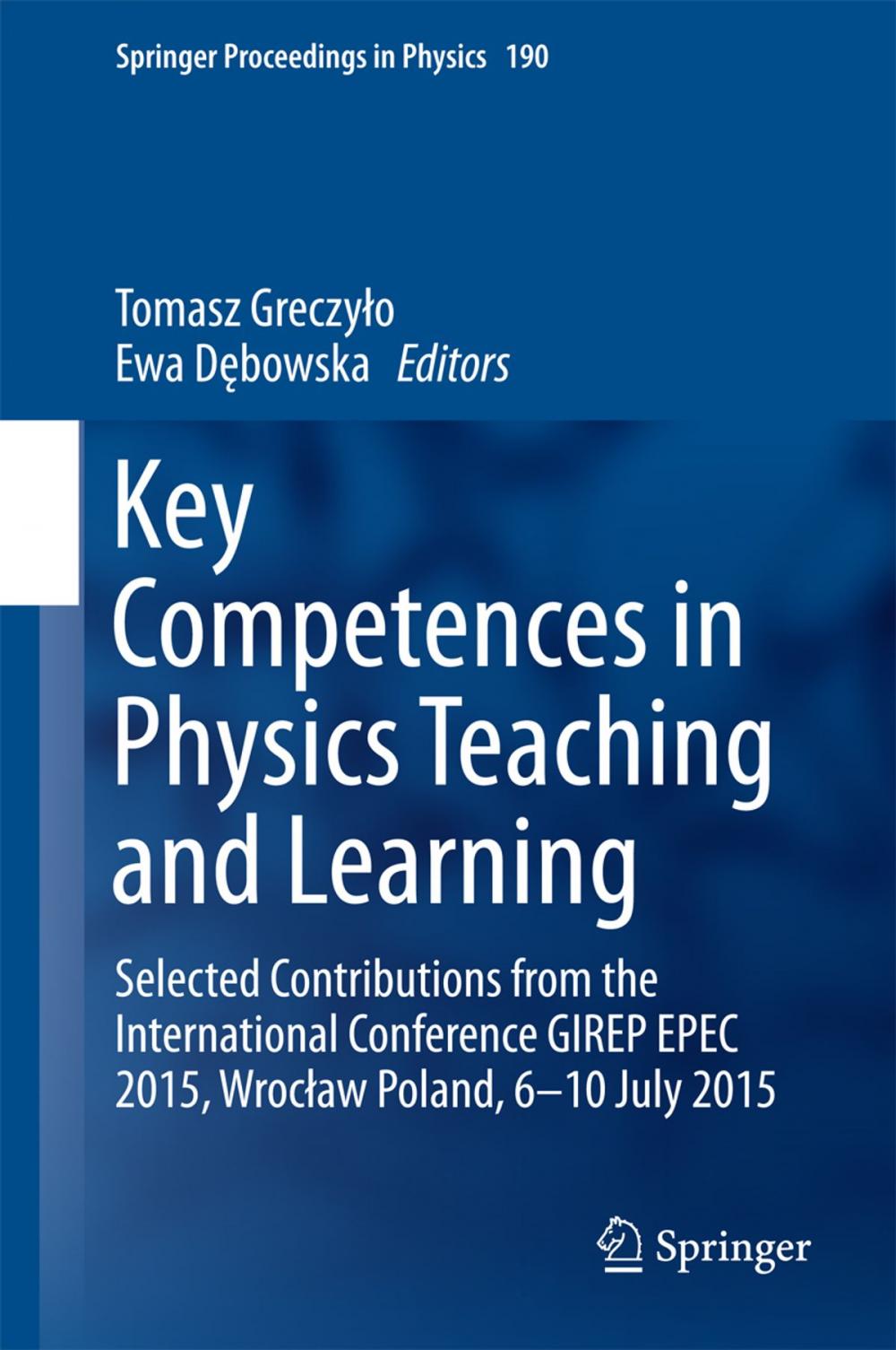 Big bigCover of Key Competences in Physics Teaching and Learning