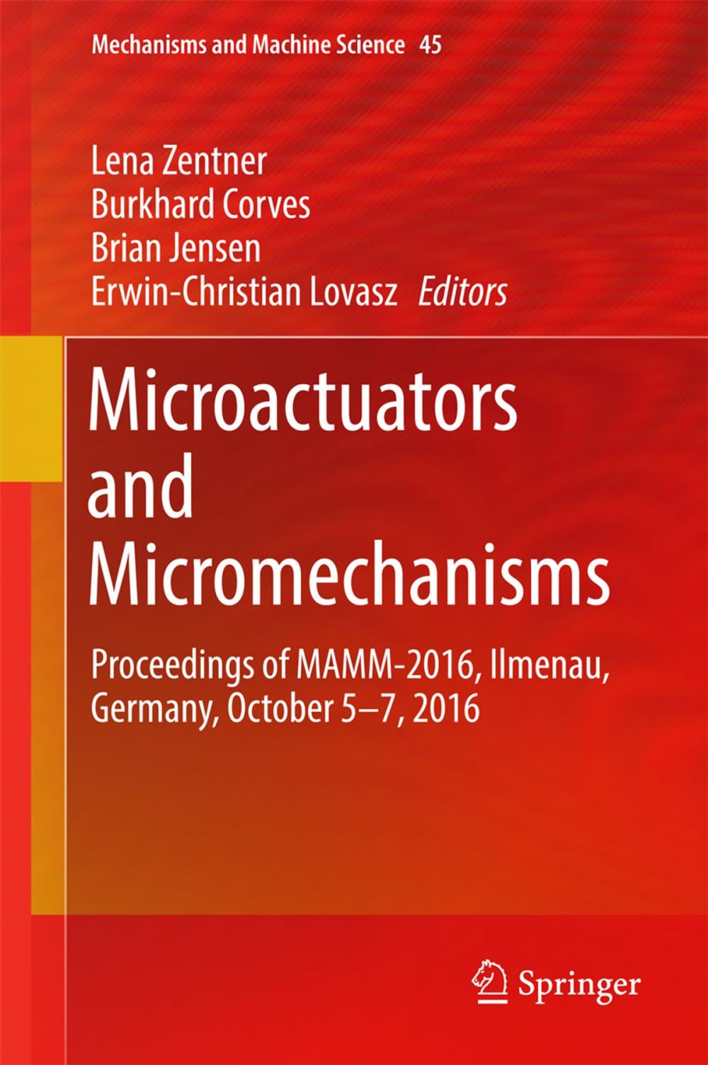 Big bigCover of Microactuators and Micromechanisms