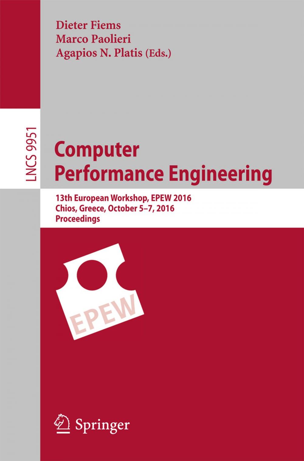 Big bigCover of Computer Performance Engineering