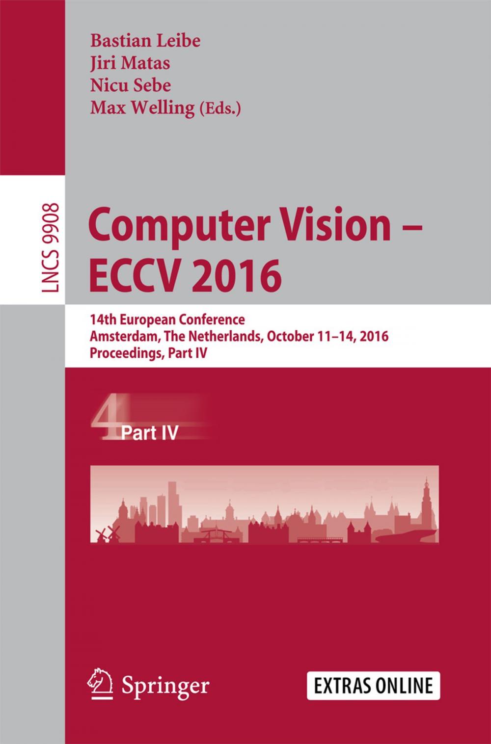 Big bigCover of Computer Vision – ECCV 2016