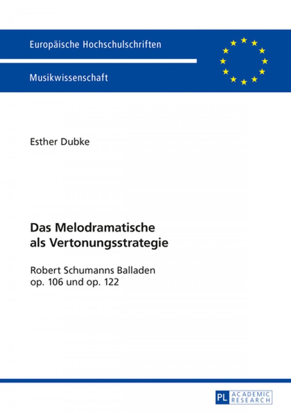 Big bigCover of Das Melodramatische als Vertonungsstrategie