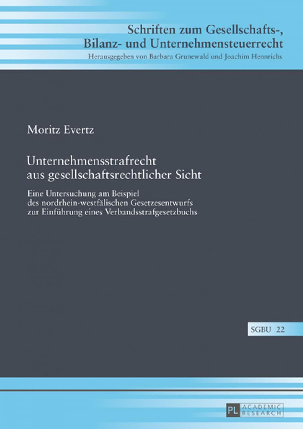 Big bigCover of Unternehmensstrafrecht aus gesellschaftsrechtlicher Sicht