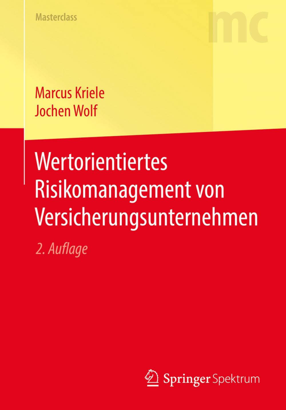 Big bigCover of Wertorientiertes Risikomanagement von Versicherungsunternehmen