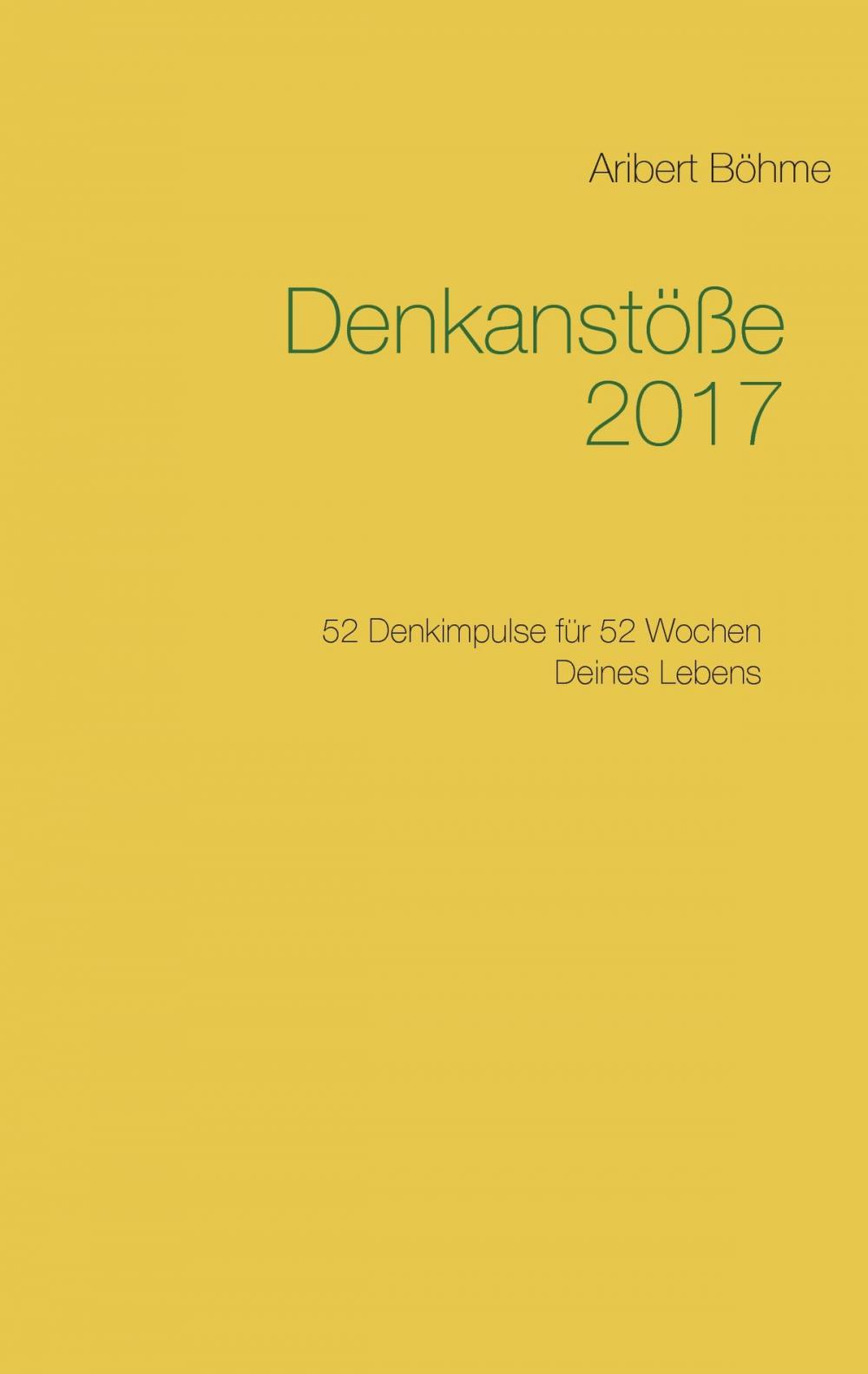 Big bigCover of Denkanstöße 2017