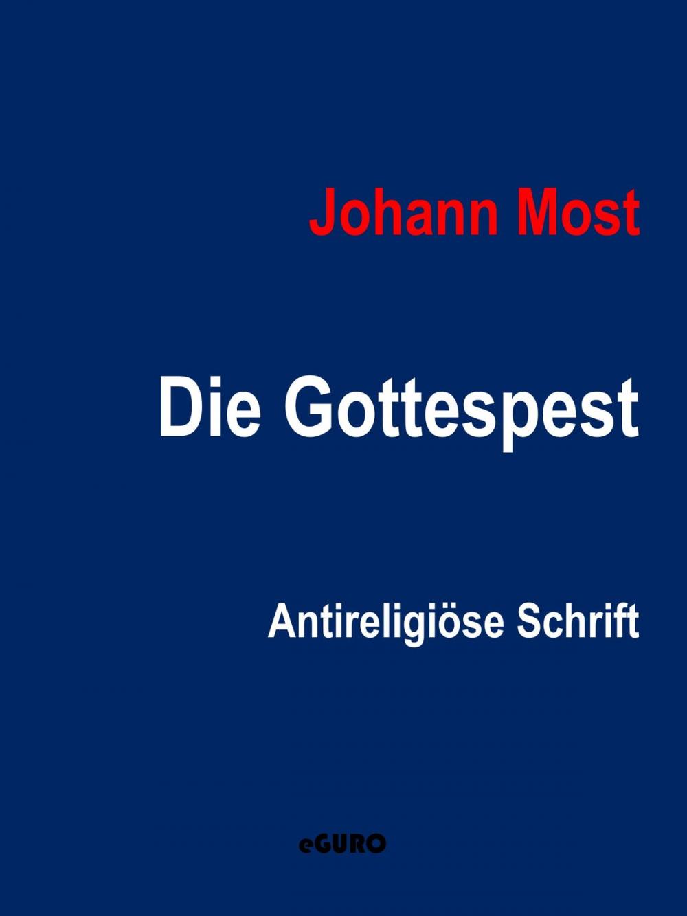 Big bigCover of Die Gottespest