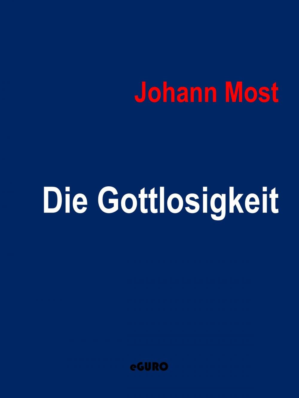 Big bigCover of Die Gottlosigkeit