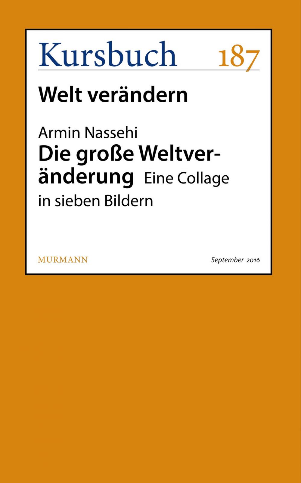 Big bigCover of Die große Weltveränderung