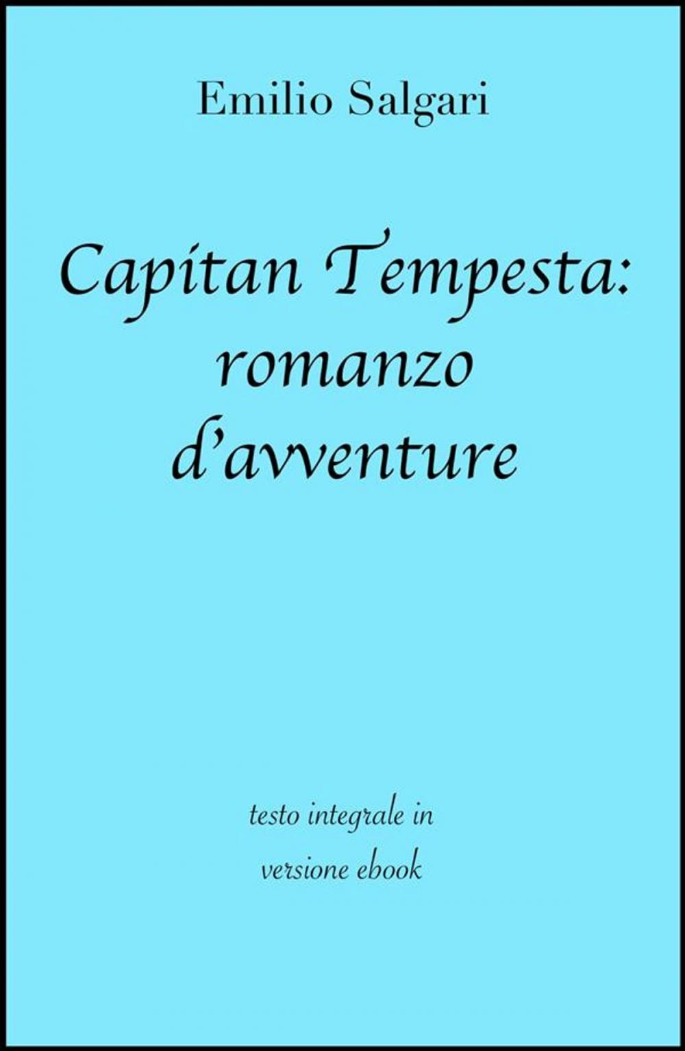 Big bigCover of Capitan Tempesta: romanzo d'avventure