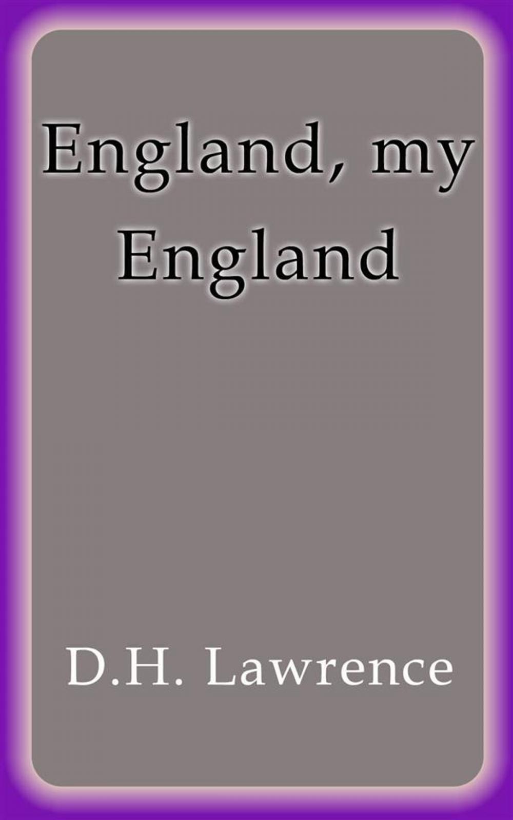 Big bigCover of England, my England