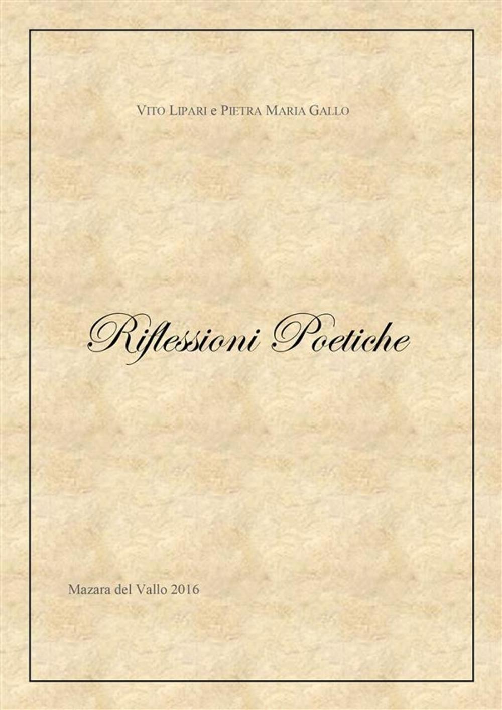 Big bigCover of Riflessioni poetiche