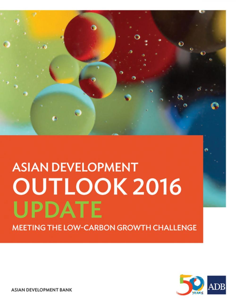 Big bigCover of Asian Development Outlook 2016 Update