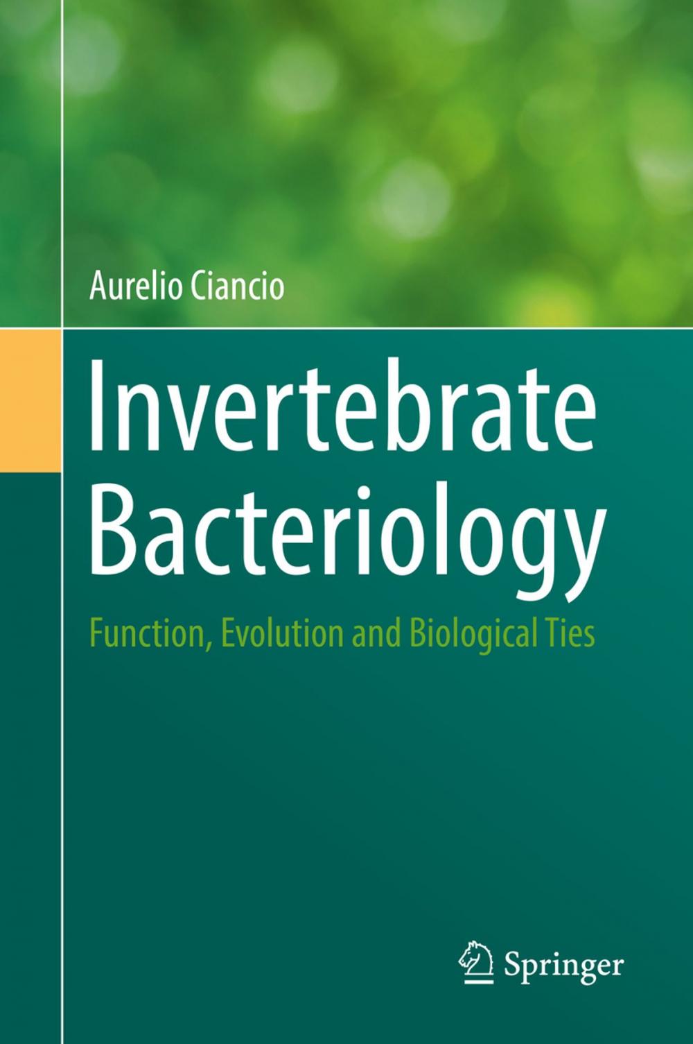 Big bigCover of Invertebrate Bacteriology