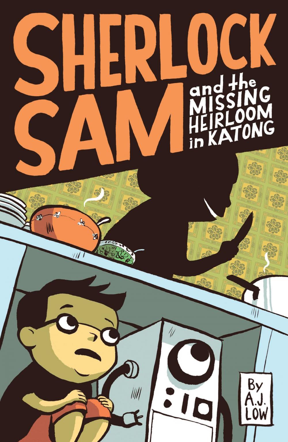 Big bigCover of Sherlock Sam and the Missing Heirloom in Katong