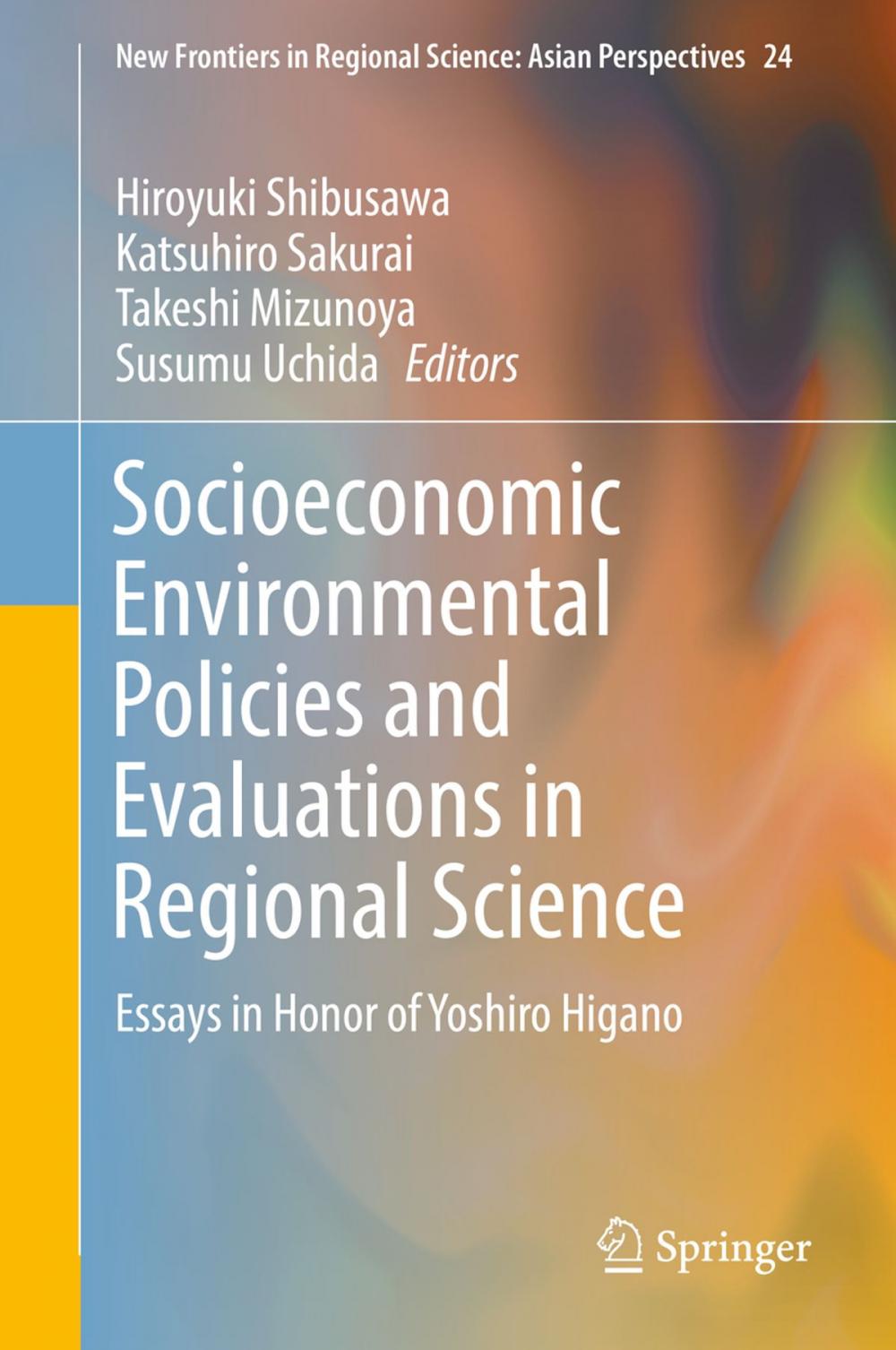 Big bigCover of Socioeconomic Environmental Policies and Evaluations in Regional Science