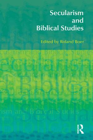 Cover of the book Secularism and Biblical Studies by David Joy