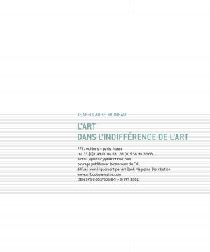 Cover of L'Art dans l'indifférence de l'art