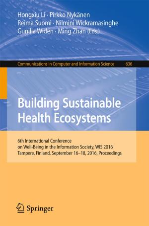 Cover of the book Building Sustainable Health Ecosystems by James Ming Chen