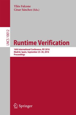 Cover of the book Runtime Verification by Amelia Manuti, Pasquale Davide de Palma