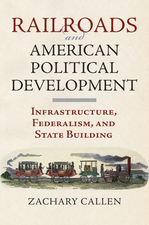 Cover of the book Railroads and American Political Development by Zachary Callen, University Press of Kansas