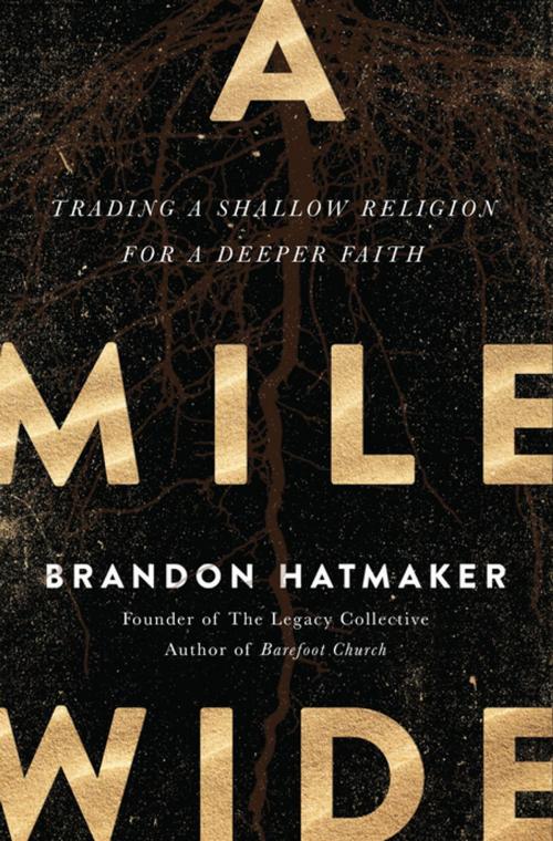 Cover of the book A Mile Wide by Brandon Hatmaker, Thomas Nelson