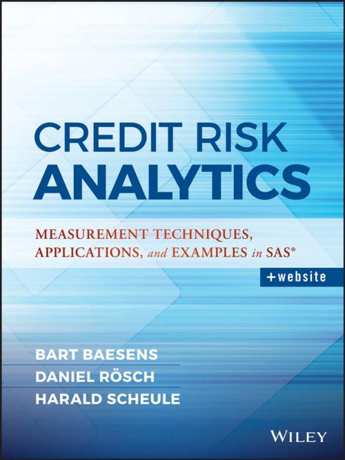 Cover of the book Credit Risk Analytics by Bart Baesens, Daniel Roesch, Harald Scheule, Wiley