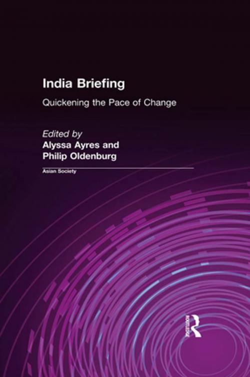 Cover of the book India Briefing by , Taylor and Francis