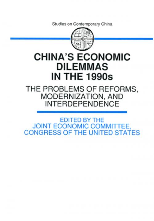 Cover of the book China's Economic Dilemmas in the 1990s by , Taylor and Francis