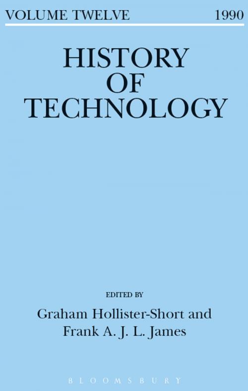 Cover of the book History of Technology Volume 12 by , Bloomsbury Publishing