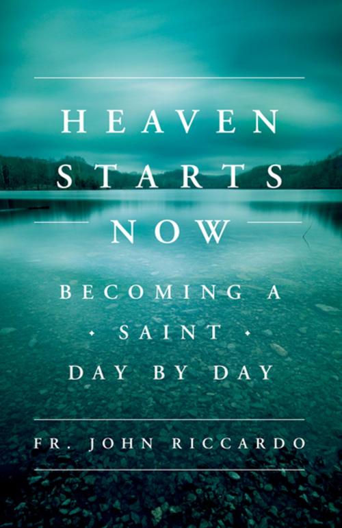 Cover of the book Heaven Starts Now by Fr. John Riccardo, The Word Among Us Press