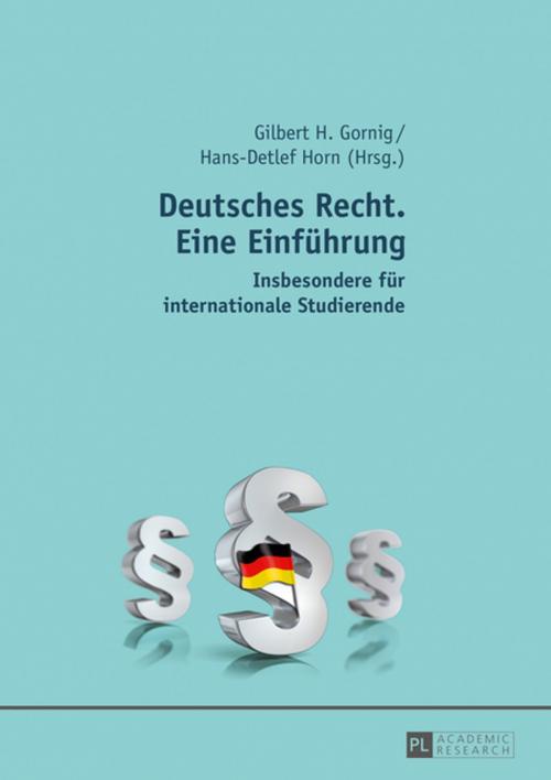 Cover of the book Deutsches Recht. Eine Einfuehrung by , Peter Lang