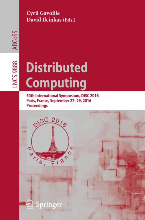 Cover of the book Distributed Computing by , Springer Berlin Heidelberg