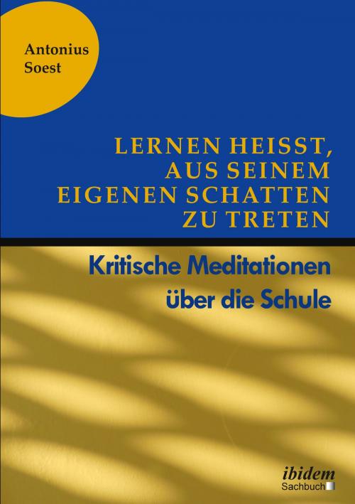 Cover of the book Lernen heißt, aus seinem eigenen Schatten zu treten by Antonius Soest, ibidem