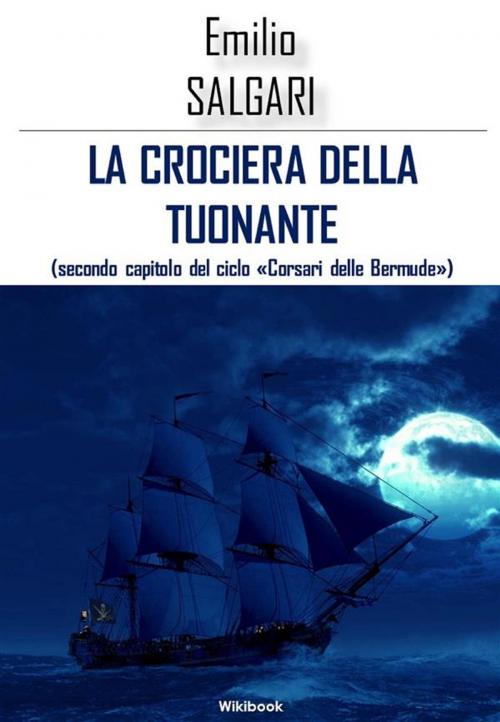 Cover of the book La crociera della Tuonante by Emilio Salgari, Wikibook