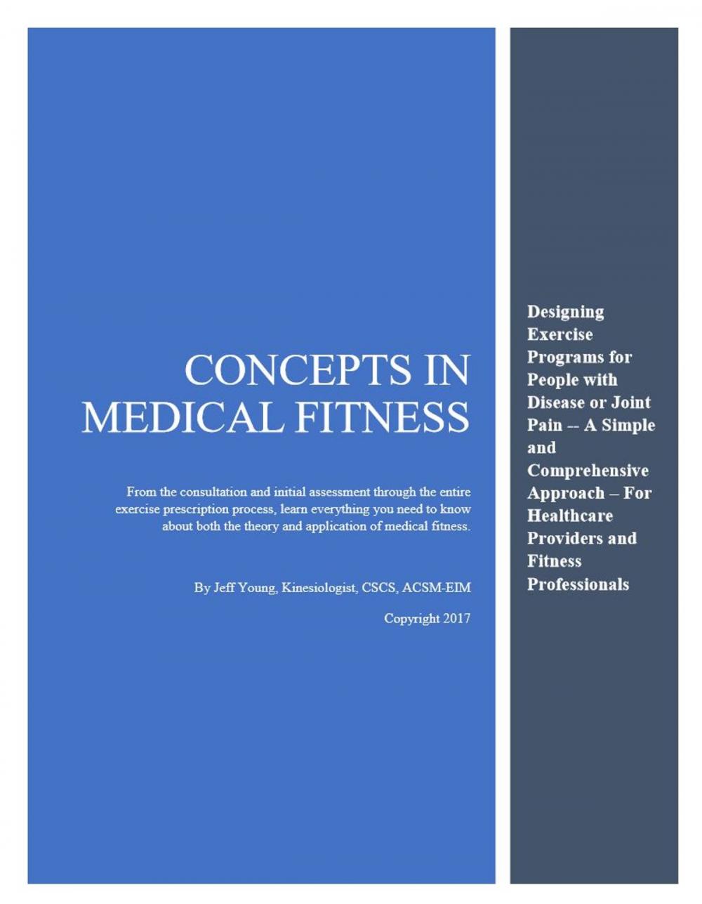 Big bigCover of Concepts in Medical Fitness