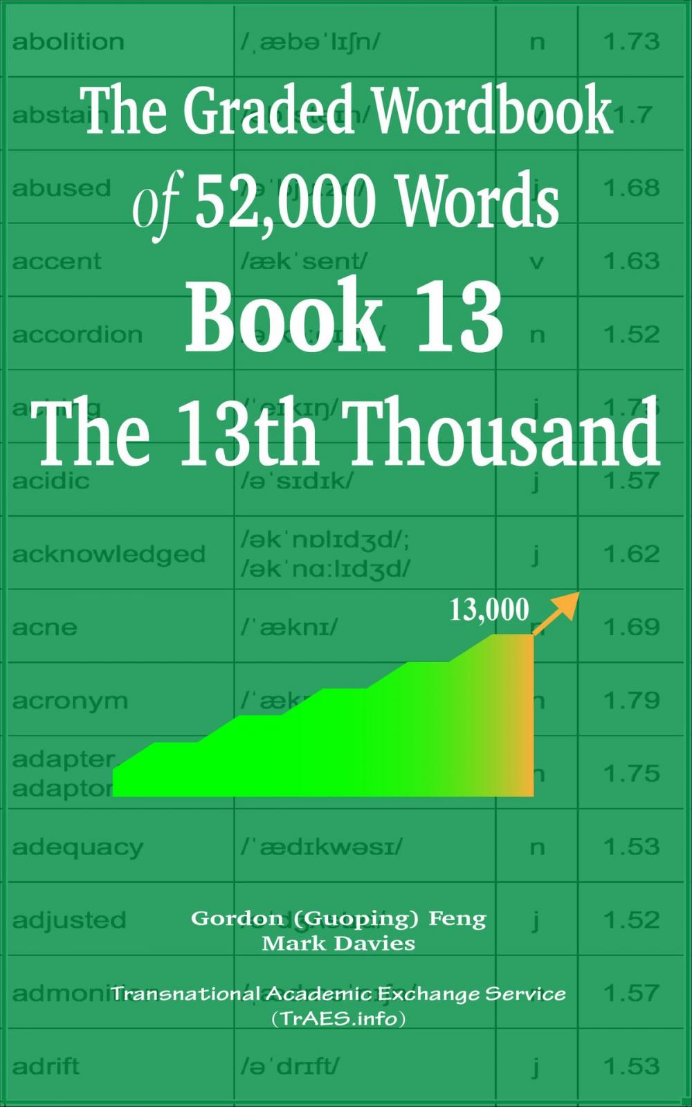 Big bigCover of The Graded Wordbook of 52,000 Words Book 13: The 13th Thousand