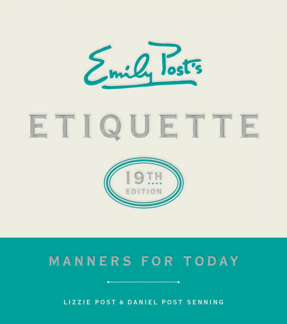 Big bigCover of Emily Post's Etiquette, 19th Edition