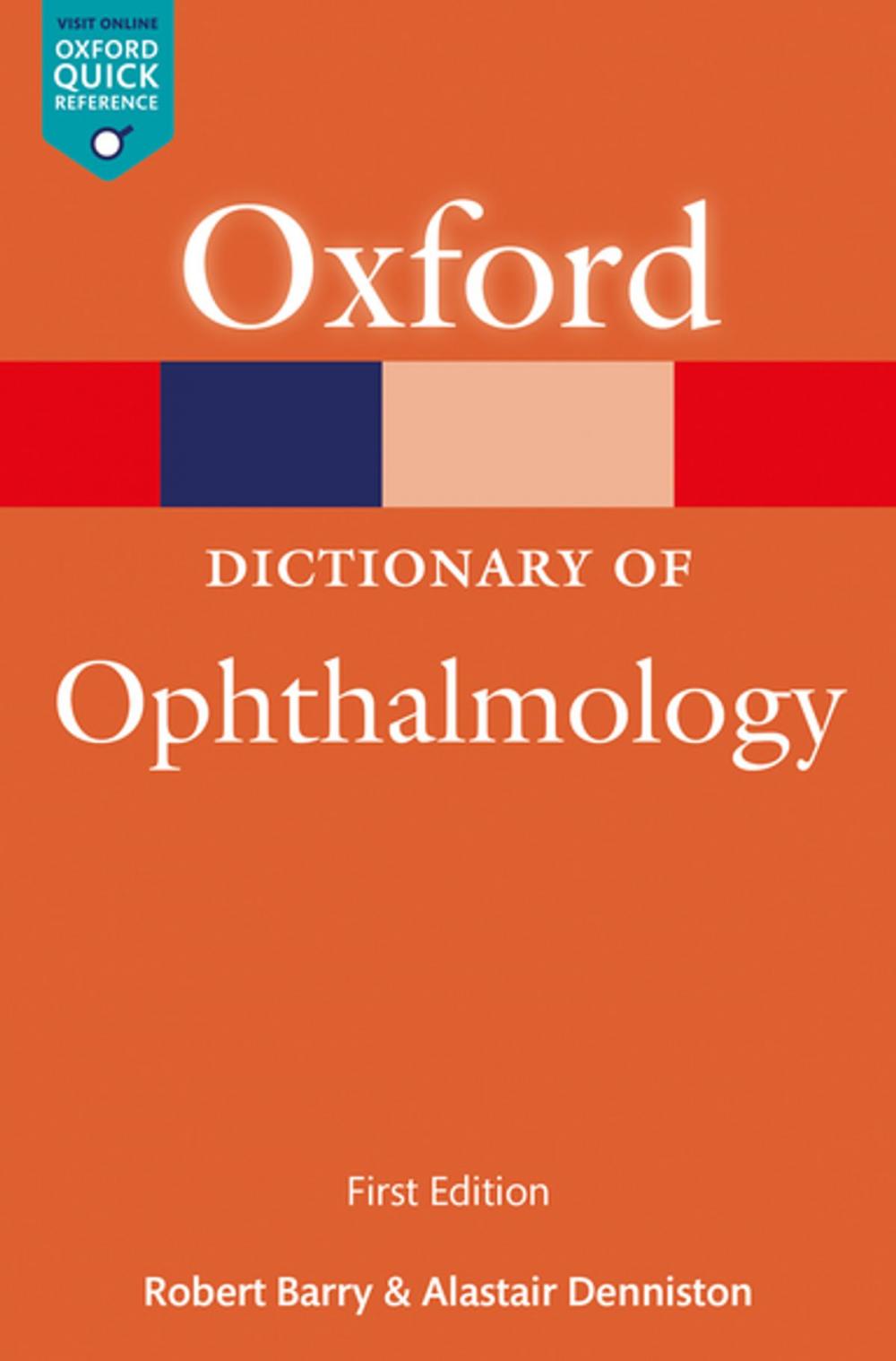 Big bigCover of A Dictionary of Ophthalmology